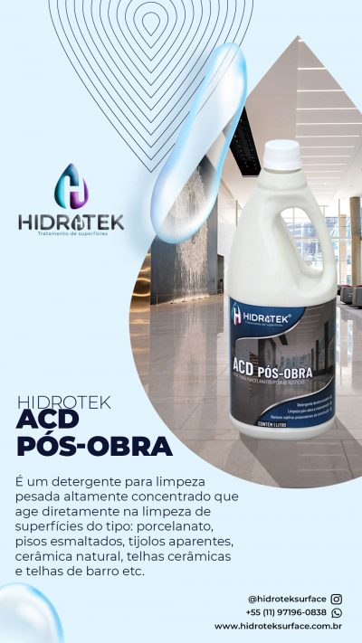 Hdrotek ACD Pós-Obra