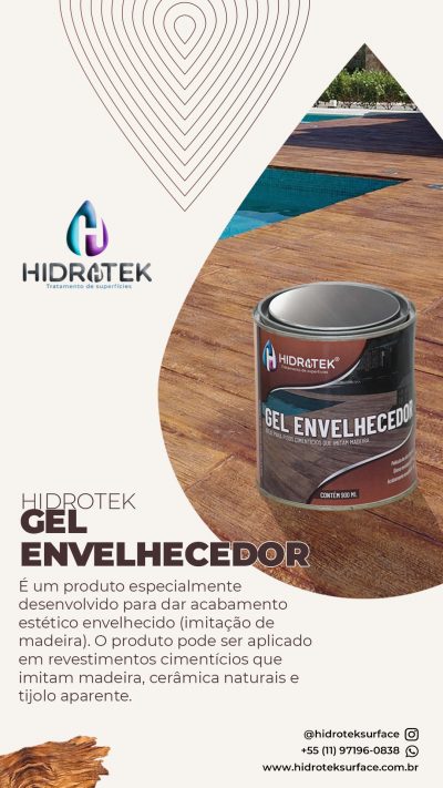 Hidrotek Gel Envelhecedor